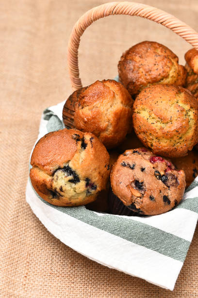 istock Basket of Muffins 1283251863