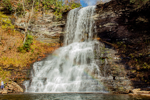 Cascades waterfall in southwest Virginia