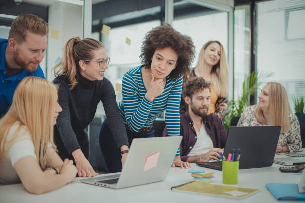 istock A busy day in the office 1283257090
