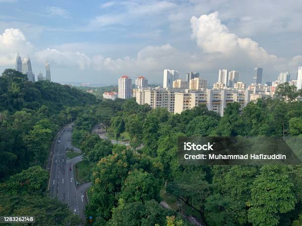 Singapore Skyline Telok Blangah Stock Photo - Download Image Now - Architecture, Asia, Blue