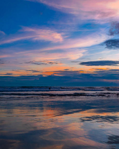 istock Beautiful warm sunset in acapulco's beach 1283265010