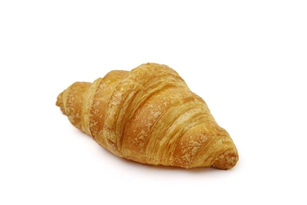 istock Croissant isolated on white background 1283268040