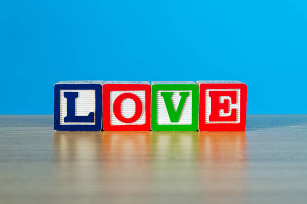 istock Wooden blocks with word love 1283270830