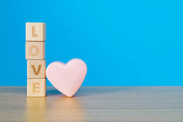 istock Wooden blocks with word love 1283273311