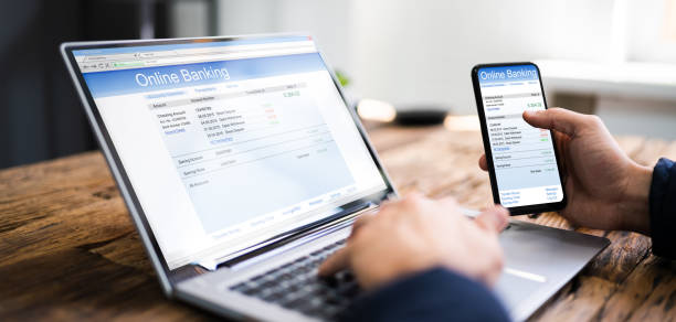 istock Online Bank Payment And Money Transfer 1283280258