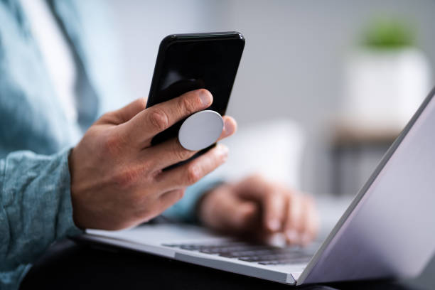 istock Mobile Phone Or Smartphone With Grip 1283281190