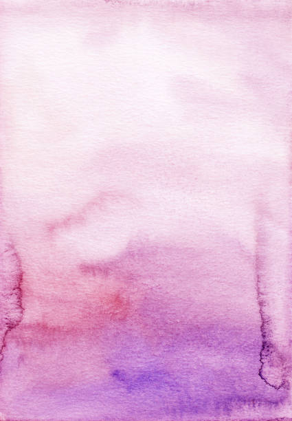 istock Watercolor purple and white gradient background texture. 1283284817