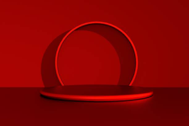 istock 3D Geometric Shapes Abstract Minimal Background 1283288450