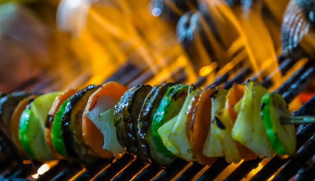 istock Grilled Wegetables on Skewers 1283304129