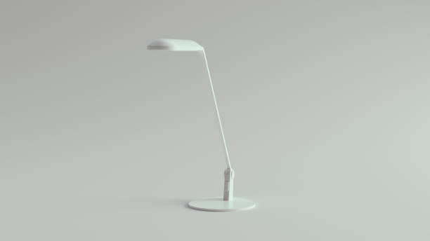 istock White Office Desk Lamp 1283307684
