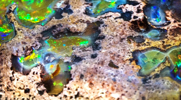 istock Abstract Background texture of color opal stone 1283314507