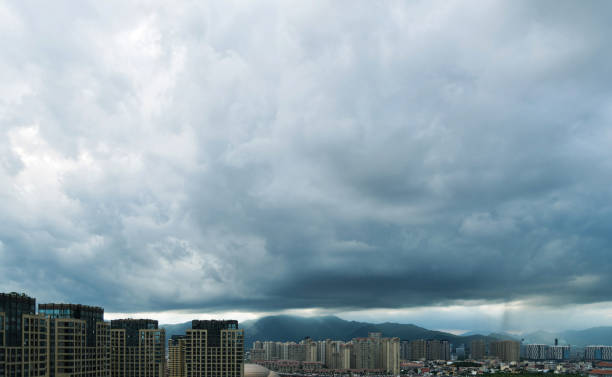 istock Storm clouds over the city 1283314951