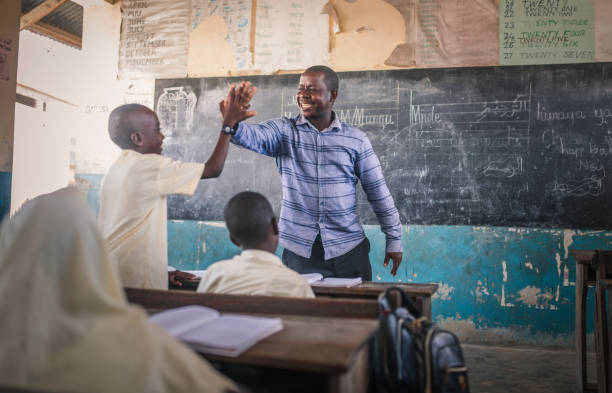 istock African children during english class 1283315511