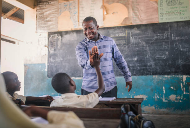 istock African children during english class 1283315550