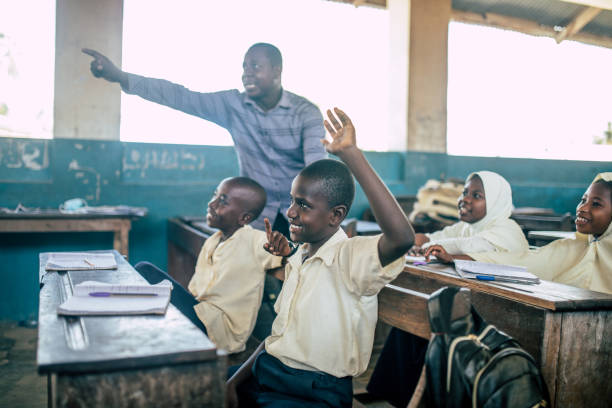 istock African children during english class 1283315730