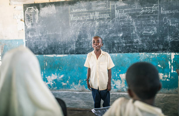 istock African children during english class 1283317107