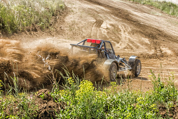 Sports Car Buggy On Rally
