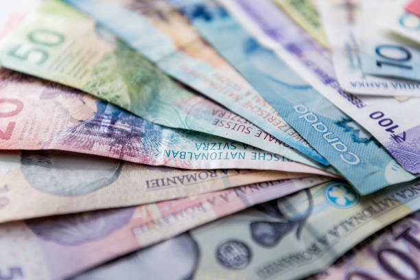 istock Paper money background of the different countries 1283325769