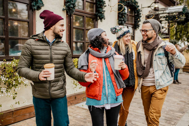 istock Friends in the city having fun 1283328546