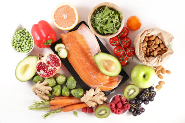 istock health food selection on white background 1283331579