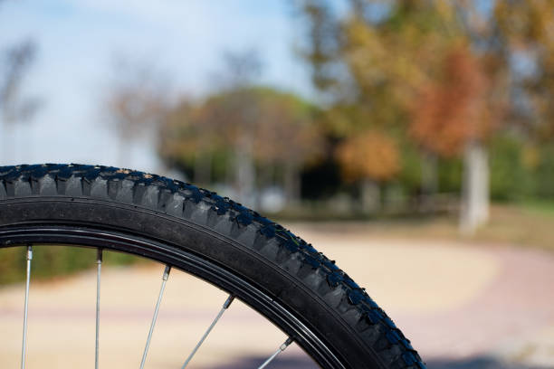 istock Child's bike detail 1283337859