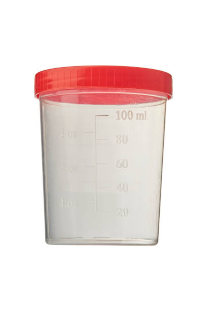 istock Medical plastic container for collecting tests . Concept: passing medical tests. Horizontal. 1283342173