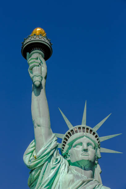 istock Statue of Lady Liberty at Liberty Island 1283346888