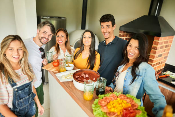 istock Friends at lunch party 1283355905