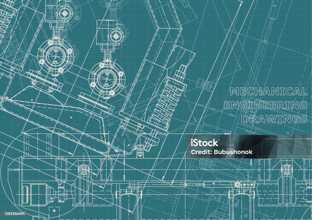Computer Engineering Drawings Vector Engineering Illustration Computer Aided Design Systems ...