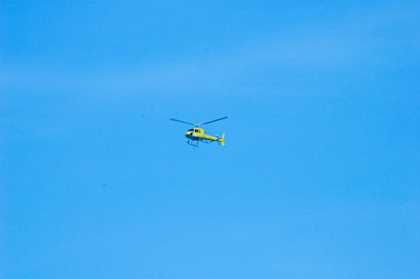 istock A helicopter makes an exhibition at an airrace show 1283361795
