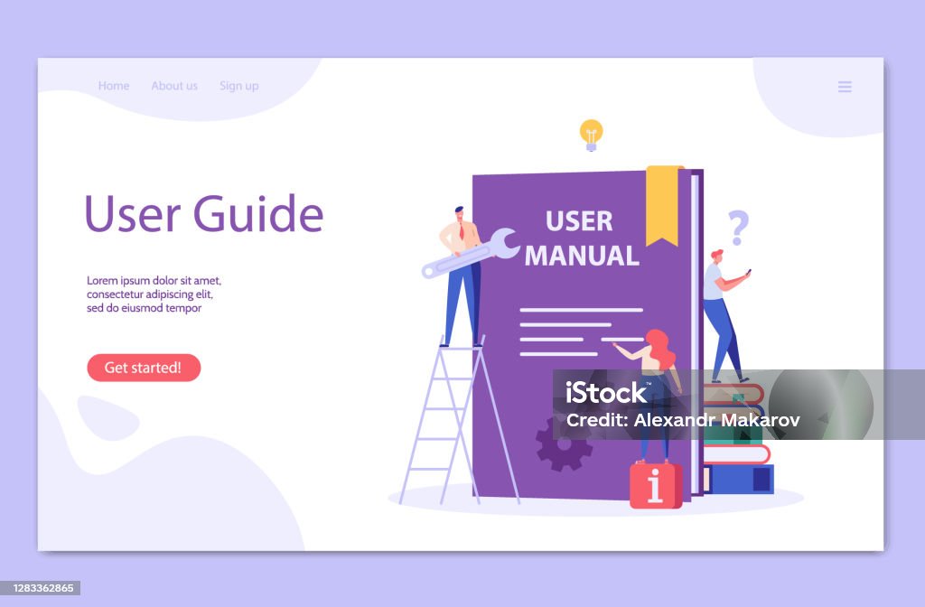Manager User Guide Graphice People Read User Manual Book Managers Reading And Writing Guide ...