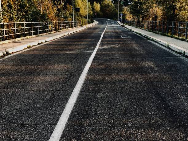 istock Countryside road in rome italy 1283369169