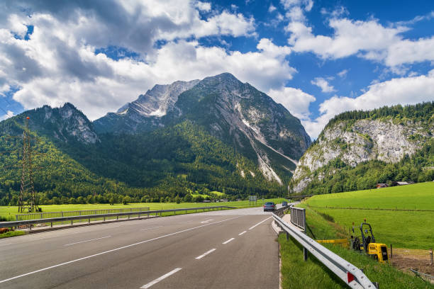 istock Highway Salzkammergut in Sryria, Austria 1283372530