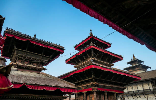 istock Kathmandu - The rooftops of Durbar Square 1283374356