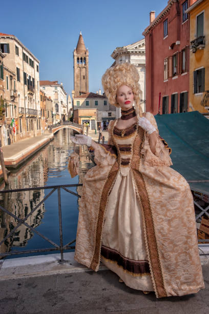 istock Baroque costumes in Venice 1283374672