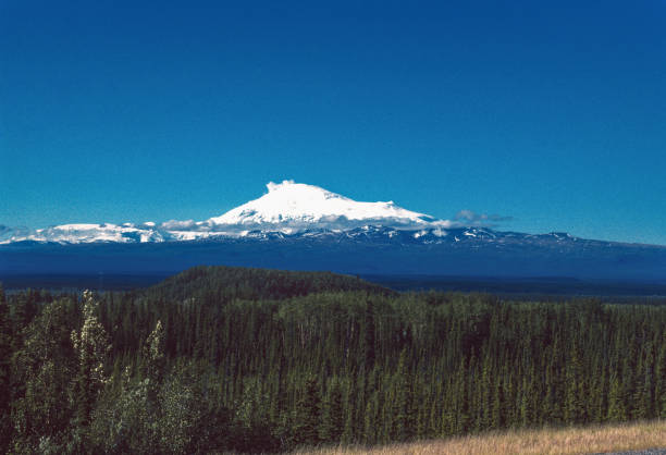 Alaska - Mt Sanford from Slana - 1997