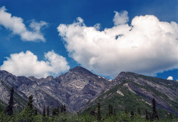 Alaska - Glenn Highway - Mountains - 1997