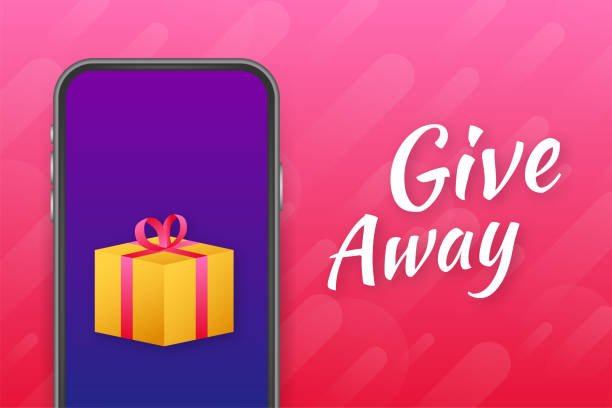 istock Giveaway banner for social media contests and special offer. Vector stock illustration 1283396411