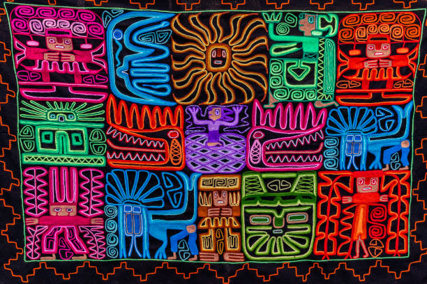 istock Colorful Peruvian fabrics, Sacred Valley of the Incas 1283399800