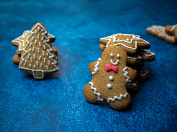 istock Gingerbread cookies,Christmas holidays background 1283402580