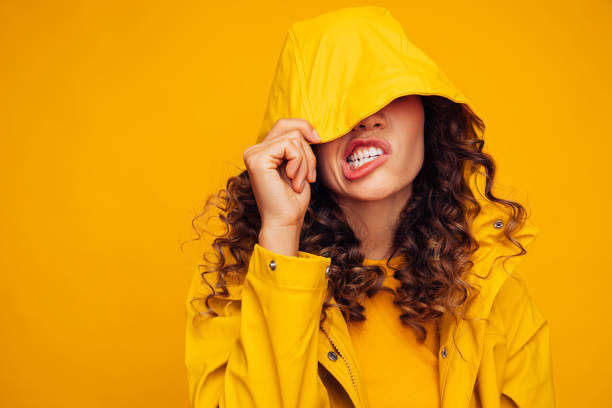 istock Woman in raincoat 1283403284