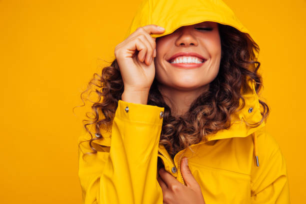 istock Woman in raincoat 1283403316