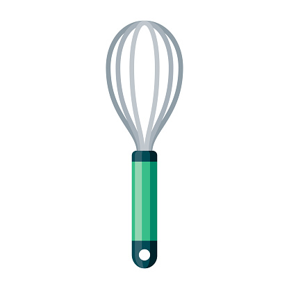 A flat design kitchen tools icon on a transparent background (can be placed onto any colored background). File is built in the CMYK color space for optimal printing. Color swatches are global so it’s easy to change colors across the document. No transparencies, blends or gradients used.