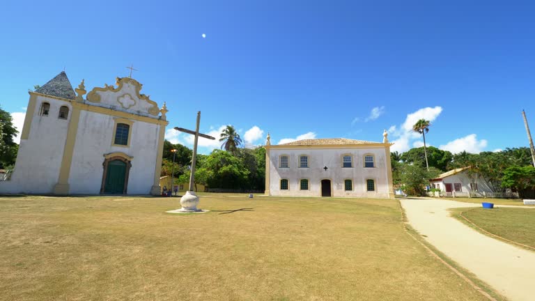 View to Porto Seguro old town, Bahia, Brazil