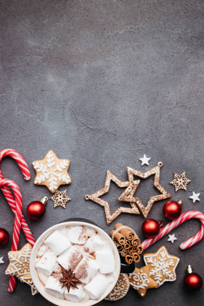 istock Christmas and New Year template composition 1283405869