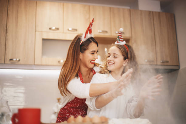 istock Sisters got their hands together for kneading. 1283406924