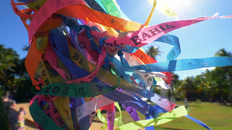 View to Porto Seguro downtown, Bahia, Brazil