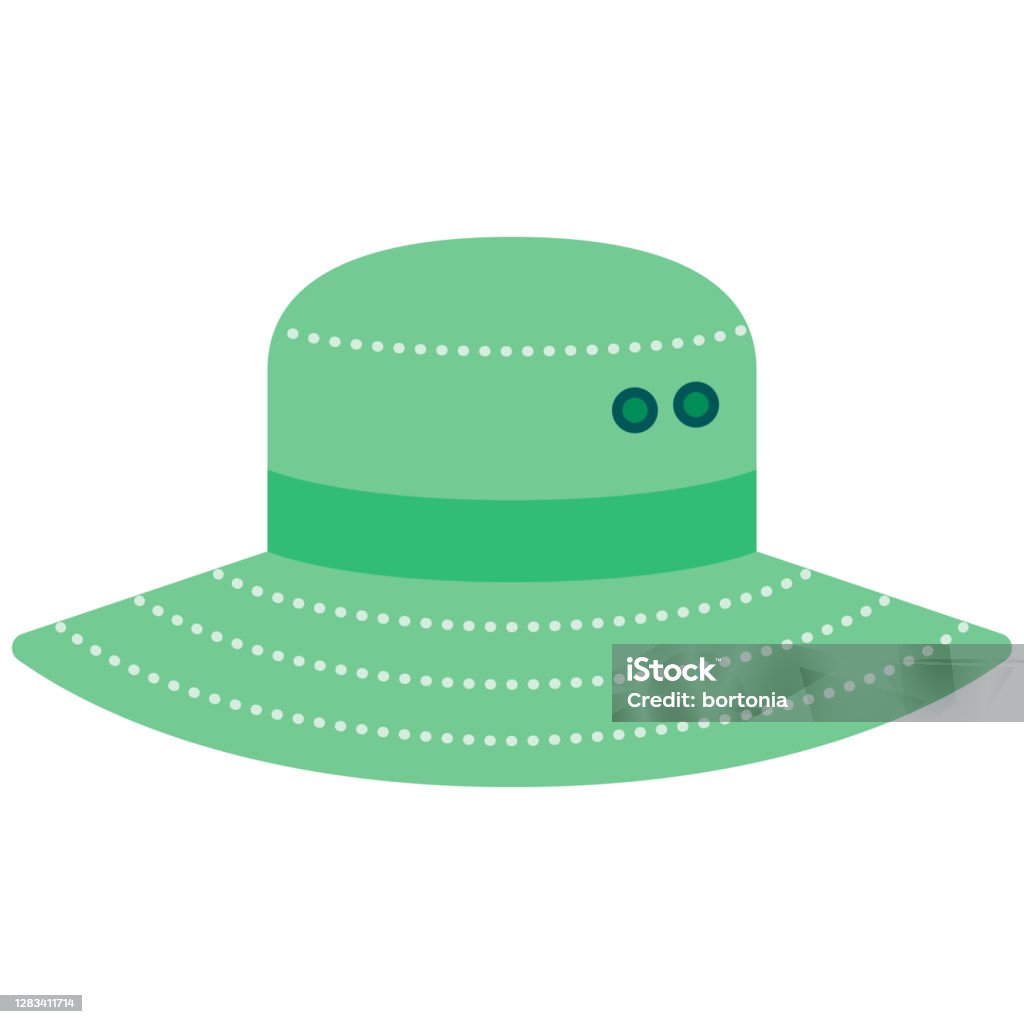 Sun Hat Icon On Transparent Background Stock Illustration - Download Image  Now - Hat, Gardening, Springtime - iStock