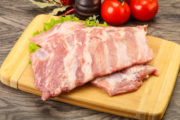 istock Raw pork ribs for cooking 1283413695