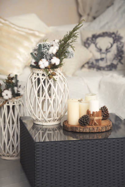 istock Details of house christmas decorations 1283414432